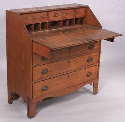 Federal Birch Slant Lid Desk